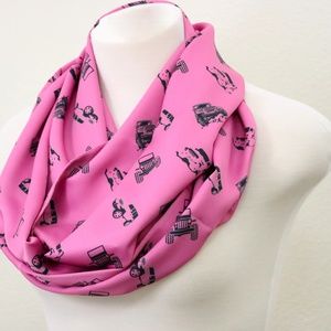 Jeep girl infinity scarf gifts wrangler accessory